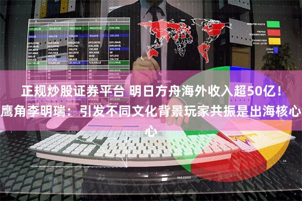 正规炒股证券平台 明日方舟海外收入超50亿！鹰角李明瑞：引发不同文化背景玩家共振是出海核心