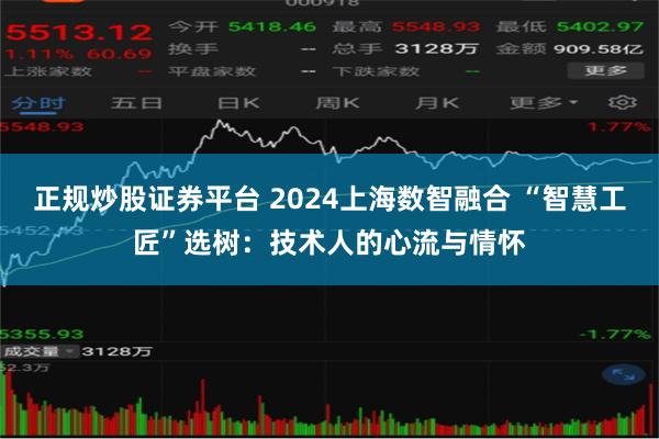 正规炒股证券平台 2024上海数智融合 “智慧工匠”选树：技术人的心流与情怀