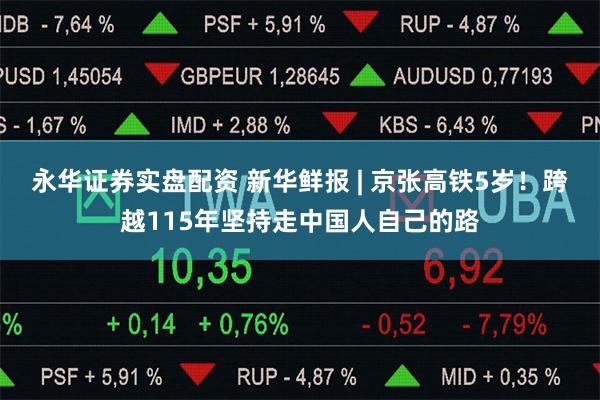 永华证券实盘配资 新华鲜报 | 京张高铁5岁！跨越115年坚持走中国人自己的路