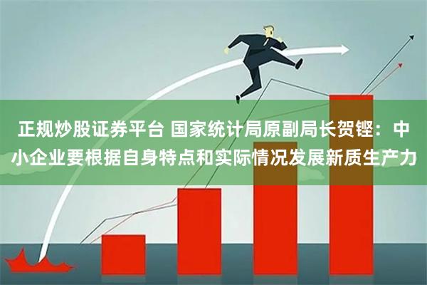 正规炒股证券平台 国家统计局原副局长贺铿：中小企业要根据自身特点和实际情况发展新质生产力